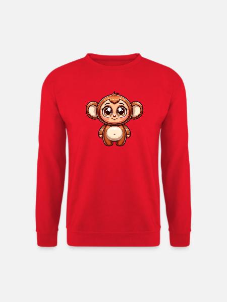 Cheburashka Russian auf Russisch Russen - Unisex Pullover - Rot