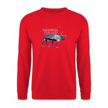 Sodankyla - Unisex Pullover - Rot - Vorne - Alina (178cm) & Michal (187cm)