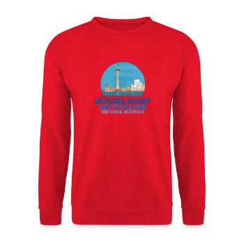 Düsseldorf North Rhine-Westphalia Germany - Unisex Sweatshirt - red - Front - Alina (178cm) & Michal (187cm)