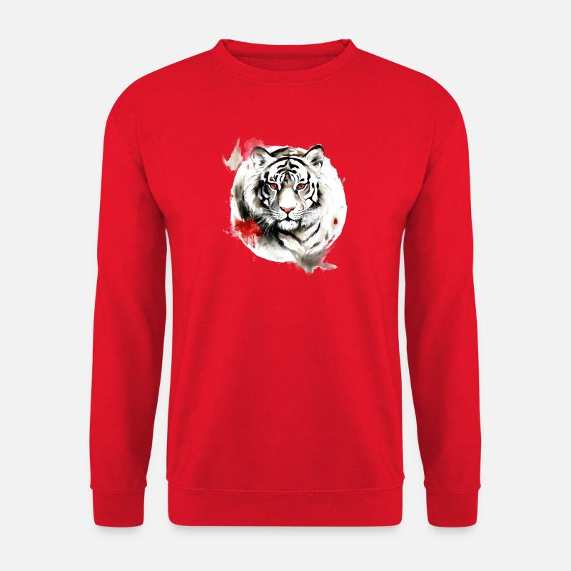 Chinesisches Sternzeichen Tiger - Unisex Pullover - Rot