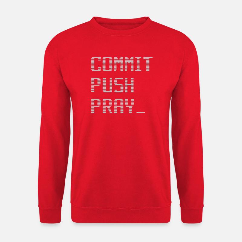 Software Developer Entwickler Geek Shirt - Unisex Pullover - Rot