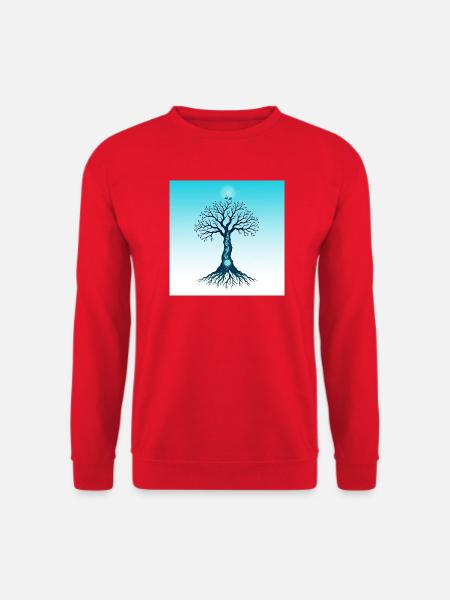 Spiritual Tree - Sweat-shirt Unisexe - rouge