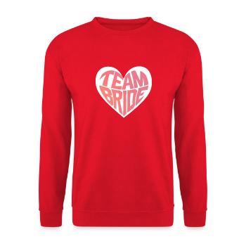 Équipe Bride Heart - Sweat-shirt Unisexe - rouge - Devant - Alina (178cm) & Michal (187cm)