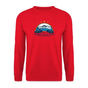 Monaco Race - Sweat-shirt Unisexe - rouge - Devant - Alina (178cm) & Michal (187cm)