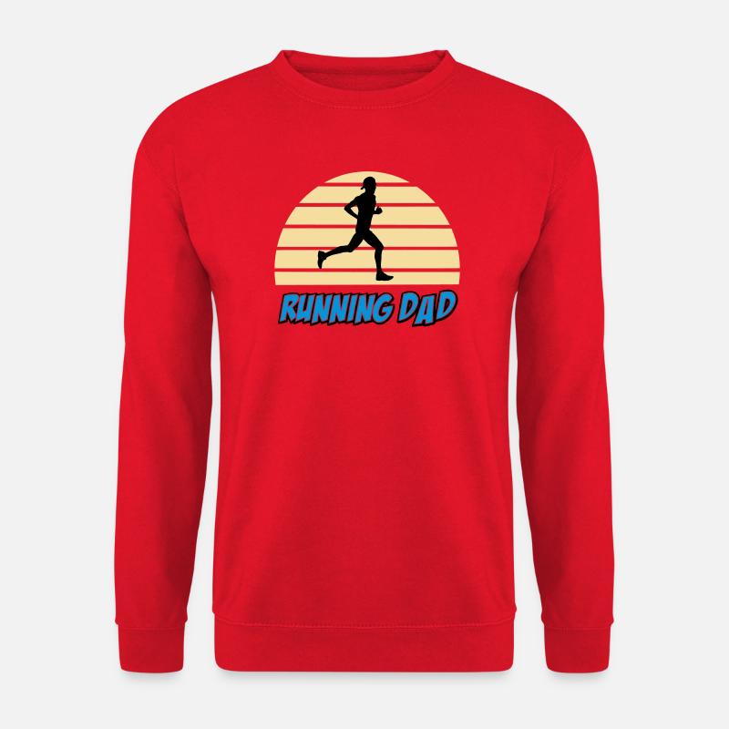 Running dad - Unisex Sweatshirt - red