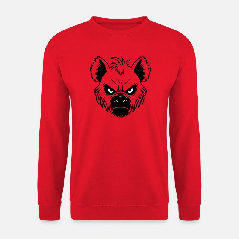 Hyäne - Unisex Pullover - Rot