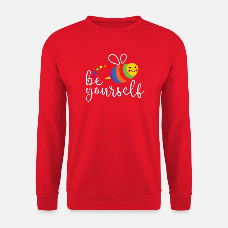 LGBTQ Pride Month - Sei du selbst - Unisex Pullover - Rot
