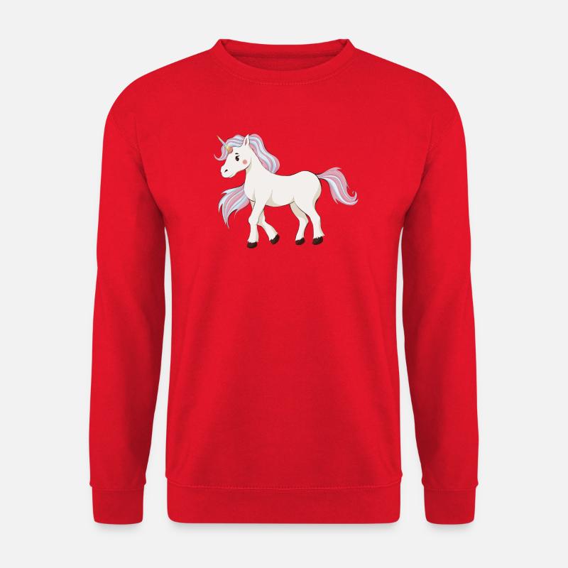 Einhorn - Unisex Pullover - Rot