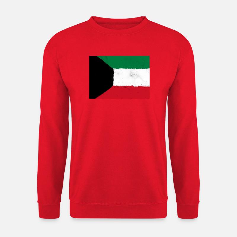 Flagge von Kuwait - Unisex Pullover - Rot