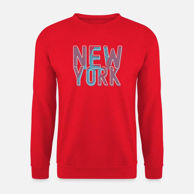 New York - Unisex Pullover - Rot