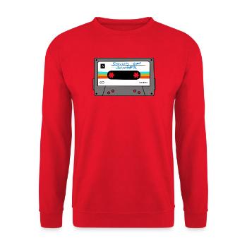 Tape - Sound of Summer - Unisex Pullover - Rot - Vorne - Alina (178cm) & Michal (187cm)