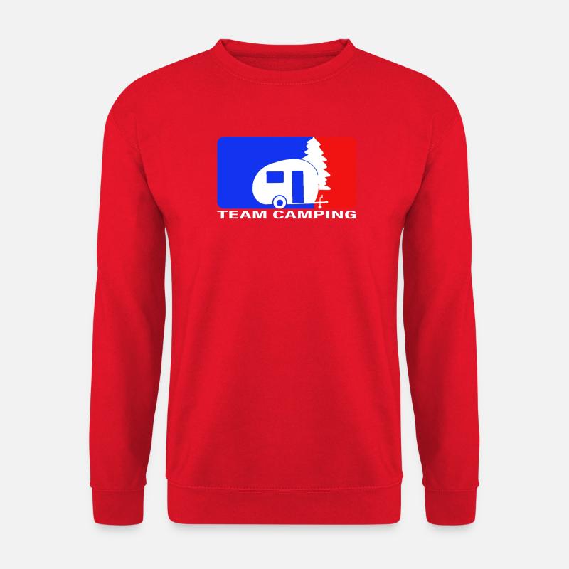 Team Camping - Unisex Pullover - Rot