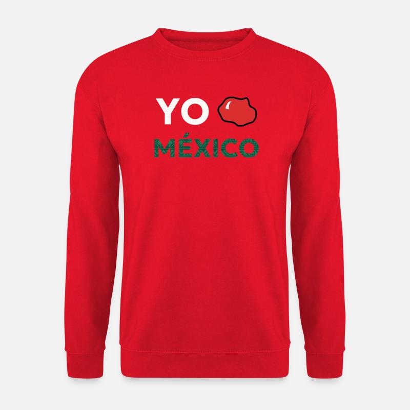 YO AMO MEXIKO - Unisex Pullover - Rot