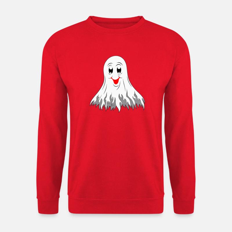 süßer Bettuch geist - Unisex Pullover - Rot