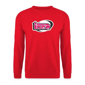 Die Idee von y2k - Unisex Pullover - Rot - Vorne - Alina (178cm) & Michal (187cm)