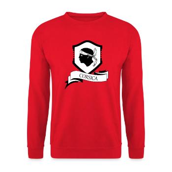 Korsika - Unisex Pullover - Rot - Vorne - Alina (178cm) & Michal (187cm)
