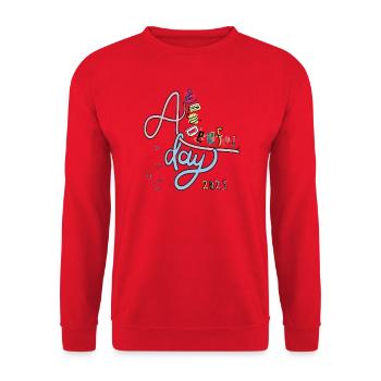 Wonderful Day 2025 - Unisex Sweatshirt - red - Front - Alina (178cm) & Michal (187cm)