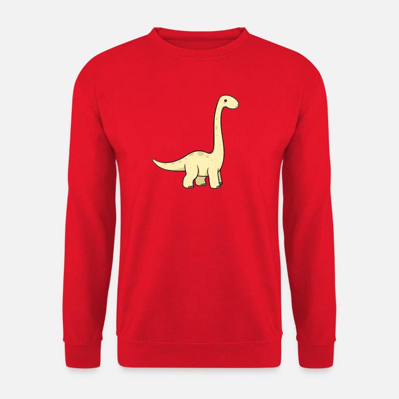 Brachiosaurus Dinosaur - Unisex Sweatshirt - red