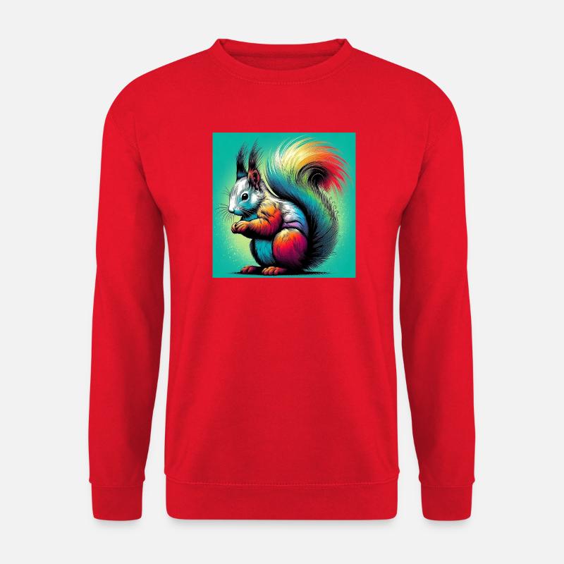 Eichhörnchen - Unisex Pullover - Rot