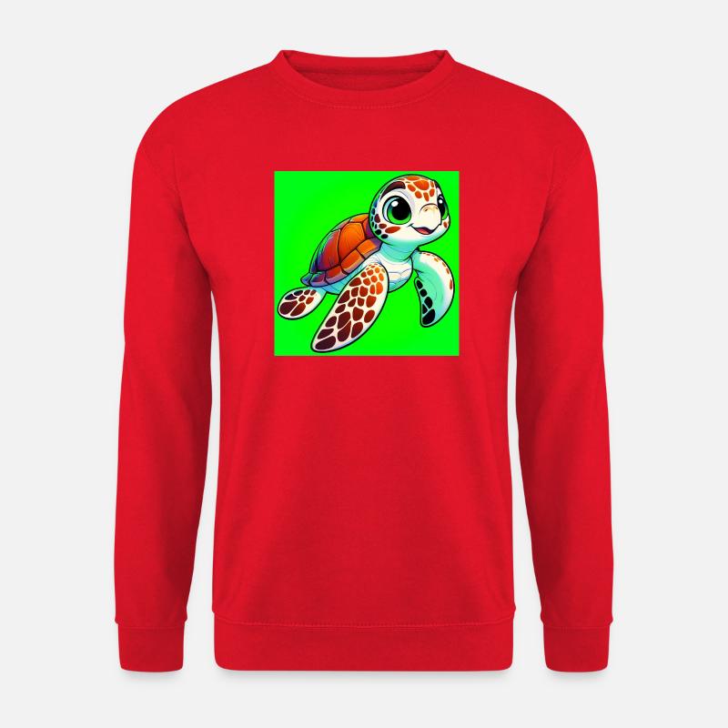 turtle - Unisex Sweatshirt - red
