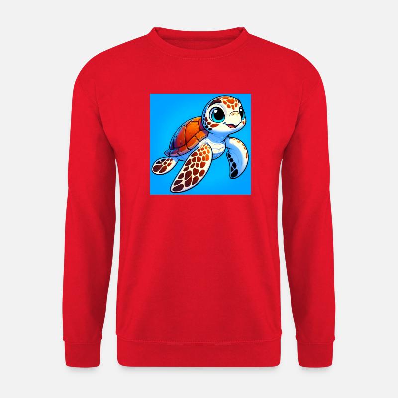 Schildkröte - Unisex Pullover - Rot
