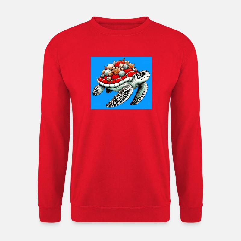 turtle - Unisex Sweatshirt - red