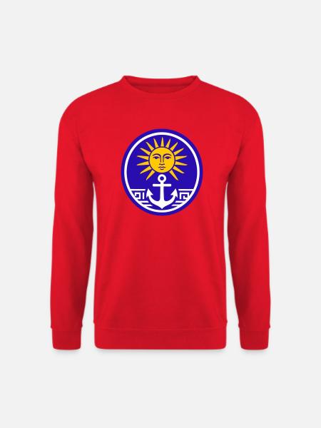 Grèce Soleil - Sweat-shirt Unisexe - rouge