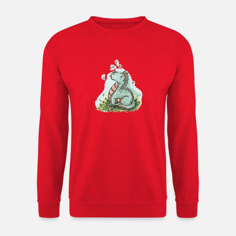 Kleiner Drache Manuel - Unisex Pullover - Rot