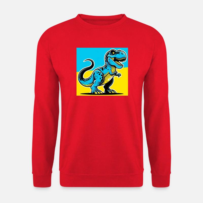 Dinosaurier - Unisex Pullover - Rot