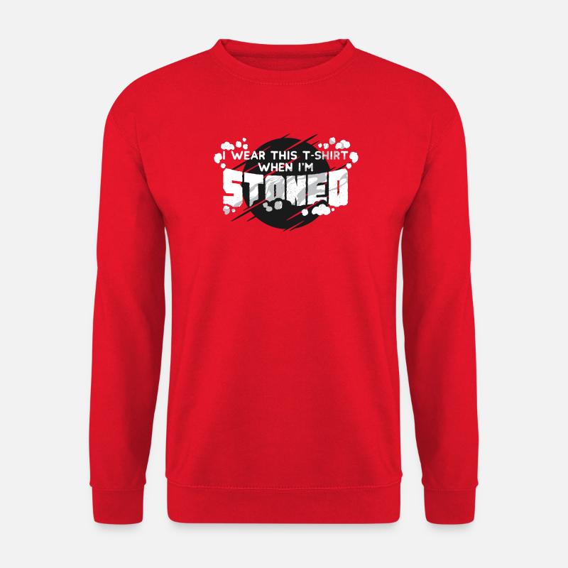 Comic Bold Statement T-Shirt Design - Unisex Pullover - Rot