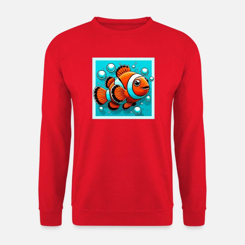 Clownfisch - Unisex Pullover - Rot