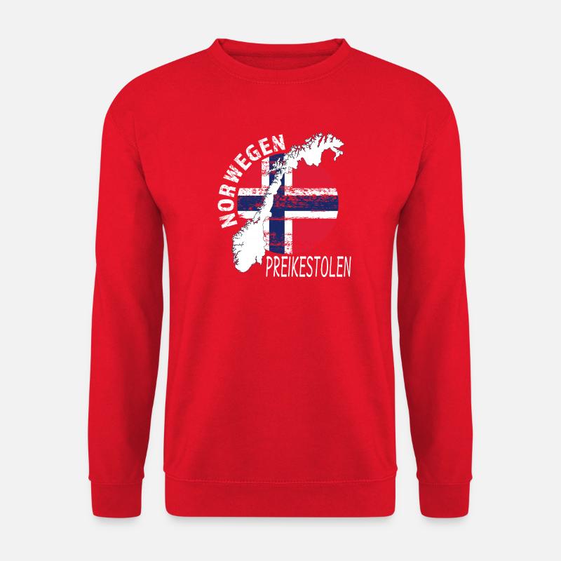 Preikestolen - Unisex Pullover - Rot