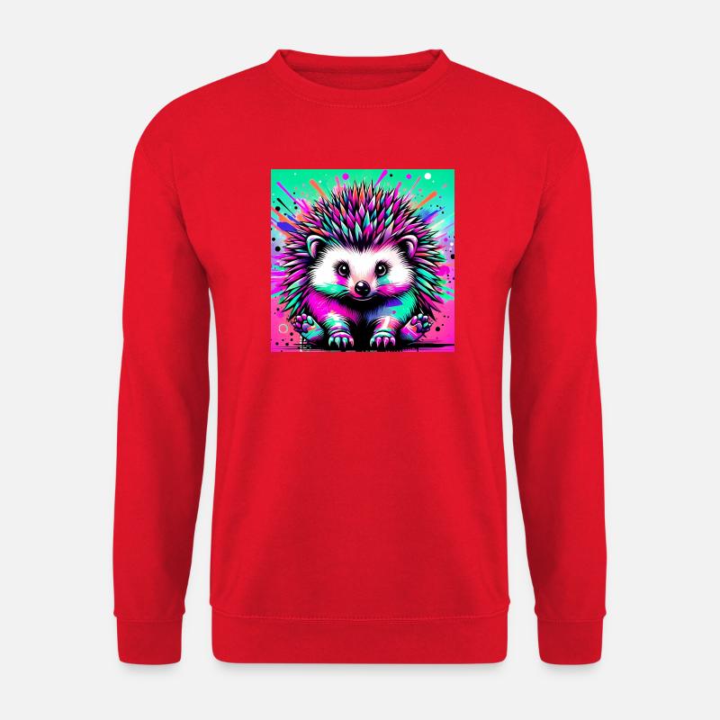Igel - Unisex Pullover - Rot