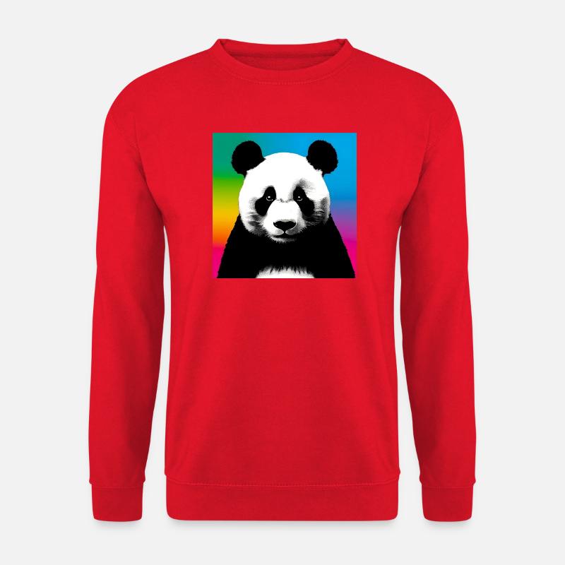 Panda - Unisex Pullover - Rot