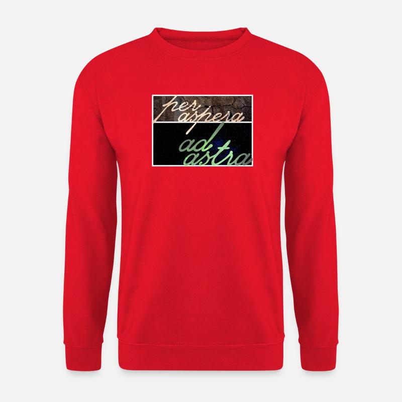 Per Aspera Ad Astra - Unisex Sweatshirt - red