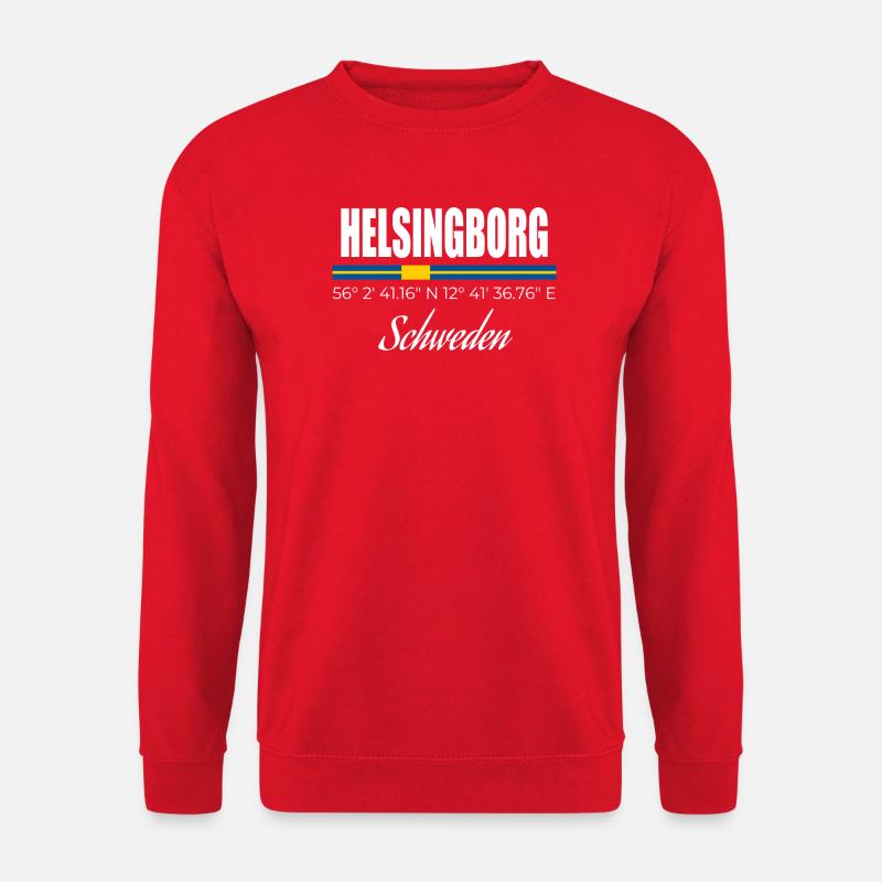 Helsingborg - Unisex Pullover - Rot