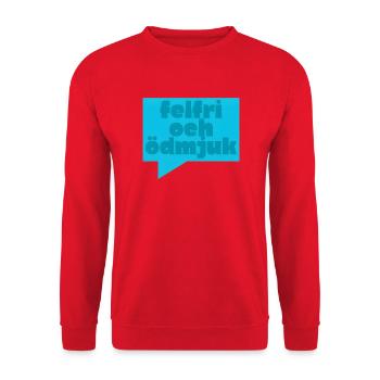 Flawless and humble - Unisex Sweatshirt - red - Front - Alina (178cm) & Michal (187cm)