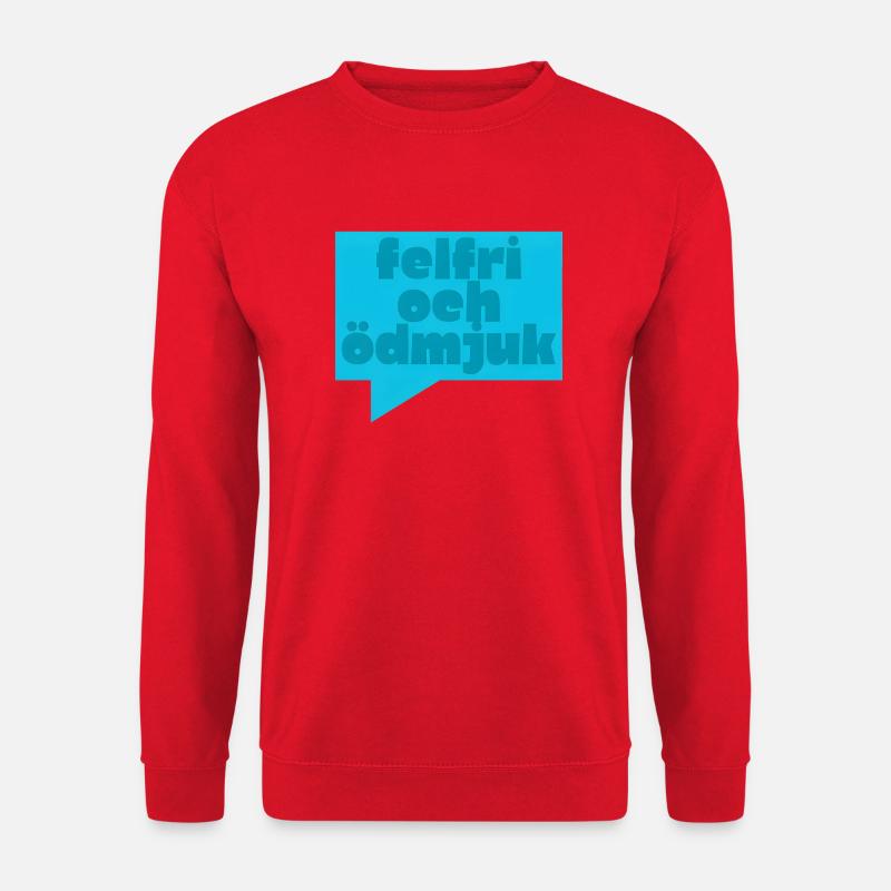 Makellos und bescheiden - Unisex Pullover - Rot