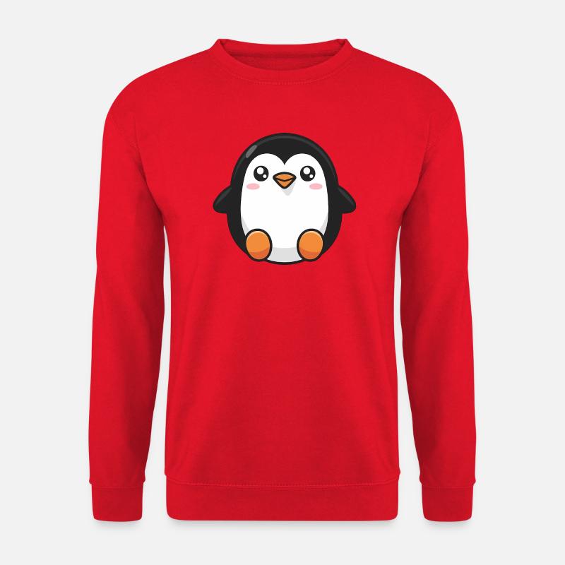 süßer Pinguin - Unisex Pullover - Rot