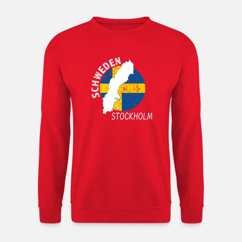 Stockholm - Unisex Pullover - Rot