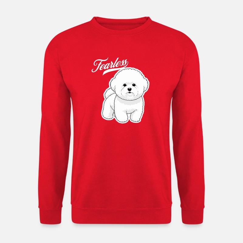 Poodle Courage - Unisex Sweatshirt - red