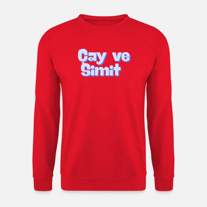 Cay & Simit - Unisex Pullover - Rot