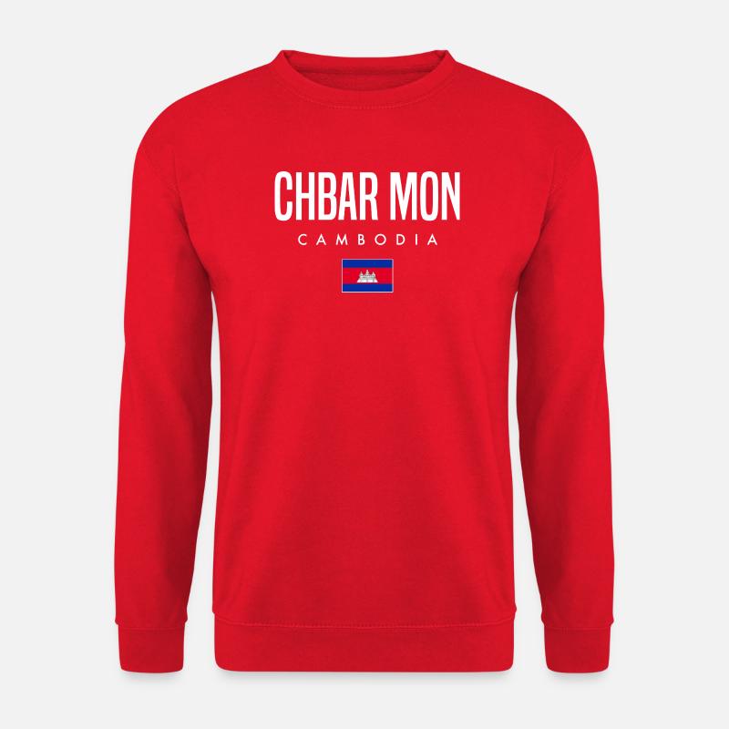 Chbar Mon Cambodia Khmer - Unisex Sweatshirt - red