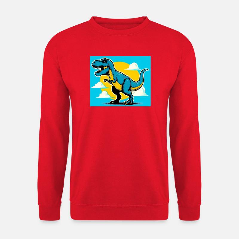 Dinosaurier - Unisex Pullover - Rot
