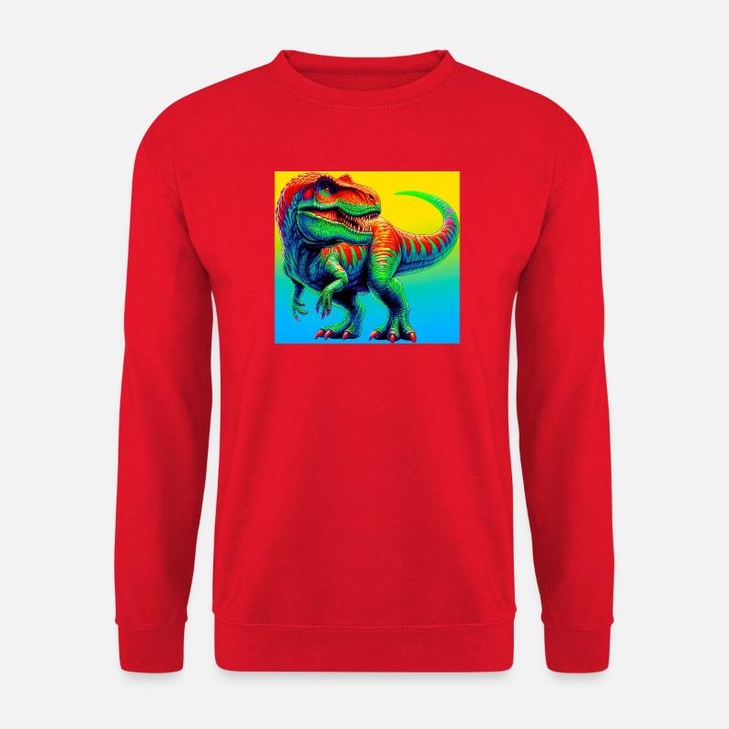 Dinosaurier - Unisex Pullover - Rot