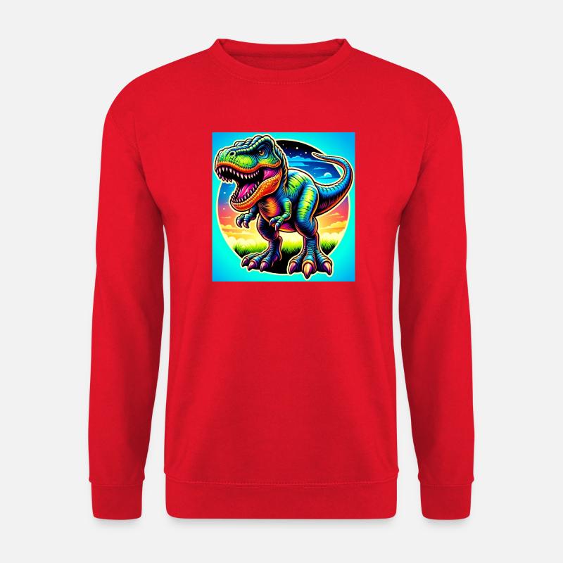 Dinosaurier - Unisex Pullover - Rot
