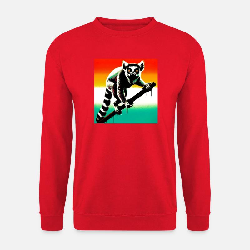 Lemur - Unisex Pullover - Rot