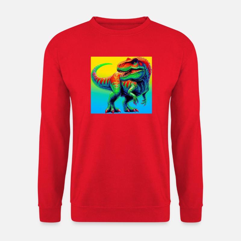 Dinosaurier - Unisex Pullover - Rot