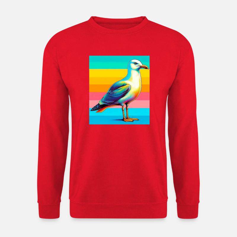 Möwe - Unisex Pullover - Rot