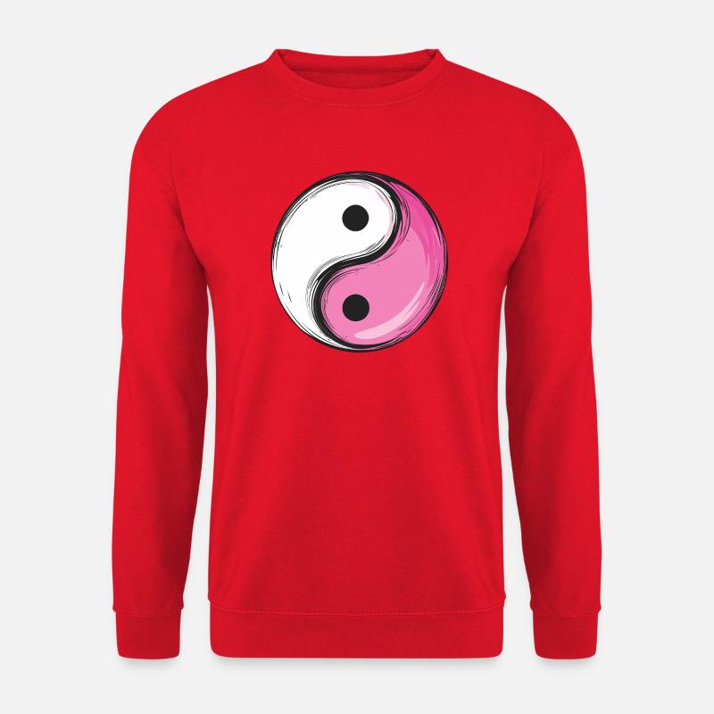 Yin and Yang pink Version :) - Unisex Pullover - Rot